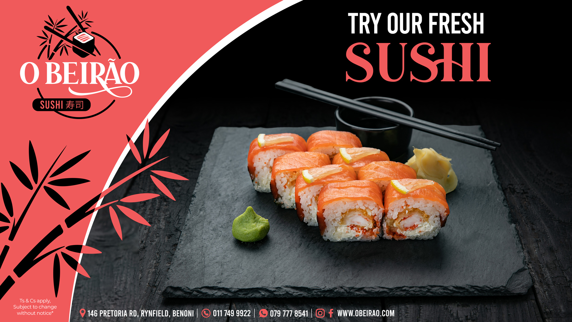 Sushi slide